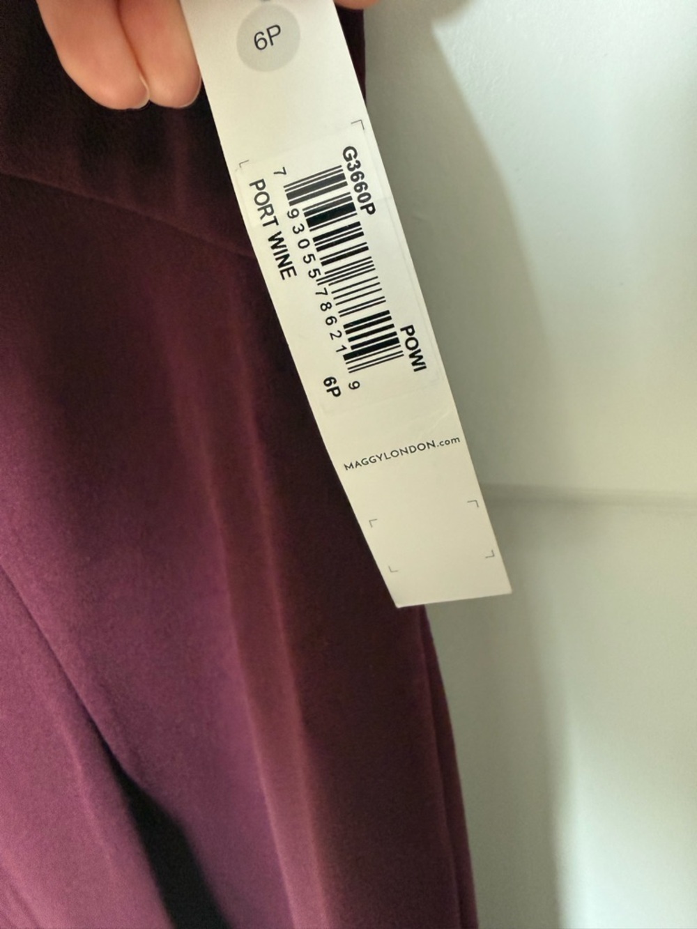 Maggy London Sheath Dress in Port Wine - Picture 3 of 7